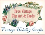 a sign that says vintage holiday crafts