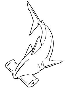 a drawing of a shark with its mouth open