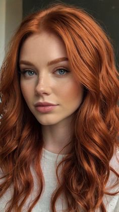 red hair color ideas Copper Curls, Copper Hair Color Ideas, Hair Shade, Shade Ideas, Copper Balayage, Seamless Hair Extensions, Peach Hair