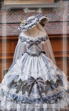 Elpress L -Tomorrow is Another Day- Vintage Classic Lolita Dress Victorian Dress Gown, Victorian Clothing, Kawaii Dress