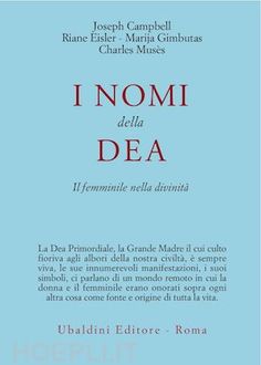 the cover of i nomi deia, with an italian text in red and blue