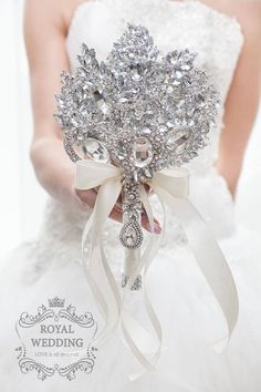 a bridal bouquet in the shape of a bride's bouquet