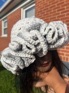 This hat is super cute and trendy for anytime of year! Hand made with love ♥️ Adult size One size fits most! Crochet Ruffle Hat, Ruffle Hat, Bonnet Au Crochet, Crochet Pieces, Crochet Ruffle, Bonnet Crochet, Purple Hats, Crochet Art, Made With Love