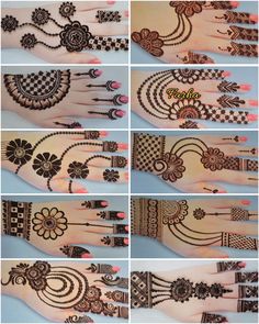 henna designs for hands and feet