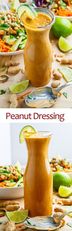 the peanut dressing is ready to be eaten