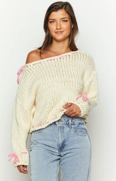 Bea Cream Sweater – Beginning Boutique US Oversized Cropped Knit Sweater, Cheap Cozy Knit Sweater, Cute Sweaters Lulus, Trendy Sweater Top, Cropped Sleeves Sweater, V Neck Sweater Cute, Womens Crop Sweater, Cropted Sweater, Cute Cheap Fall Sweater