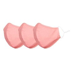 Safely Made in USA, Premium Cotton Personal Fashion Face Mask in PInk 3 Pack Quantity Size: S-M.  Gender: female.  Age Group: adult. Large Face, Fashion Face Mask, Cloth Face Mask, Ear Loop, Mask Making, Fashion Face, Charcoal Gray, Cloth Bags, Pink Grey