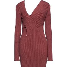 Bottega Veneta V-Neck Twist Knit Sweater Dress Brand New With Tags 100% Authentic Size: It 40/Us 4 Color: Rust/Brown Pulls On 48% Viscose 26% Polyamide 26% Cotton Asymmetrical Neckline Slim Fit Elongated Sleeves | Knot- Twist Detail On Upper Chest Made In Italy Chic Knitted V-neck Sweater Dress, Chic Knitted V-neck Dresses, Elegant V-neck Bodycon Sweater Dress, Chic Knit Mini Dress With V-neck, Chic Knit V-neck Mini Dress, Fitted V-neck Sweater Dress, Fitted Knit Sweater Dress With V-neck, Knit Bodycon V-neck Dress, V-neck Knitted Mini Dress