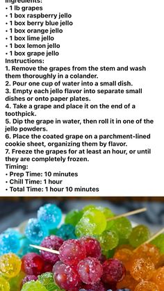 a recipe for gummy bears on a plate