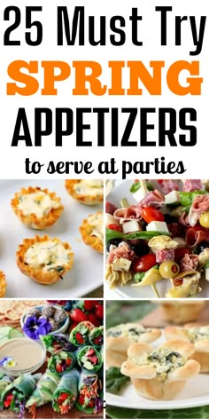 Impress your guests with these delicious Spring appetizers! From classic deviled eggs and shrimp cocktails to more unique options like bacon-wrapped asparagus and mini quiches, we have a variety of options to suit any taste. Looking for lighter easter appetizers? Our Caprese salad skewers are perfect for snacking. For something a bit more exotic, our spring rolls and puff pastry bites are sure to impress. From Spring brunch to Easter dinner, these spring appetizers are perfect for everyone. Easter Healthy Appetizers, Easter Dinner Appetizer Ideas, Easter Brunch Finger Foods, Spring Brunch Food Ideas, Best Brunch Appetizers, Creative Easter Appetizers