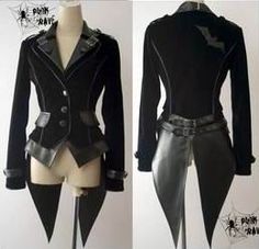 velvet gothic jacket Vampire Clothes, Gothic Jackets, Mens Fashion Edgy, Rock Punk, Gothic Outfits, Grunge Style, Japan Fashion