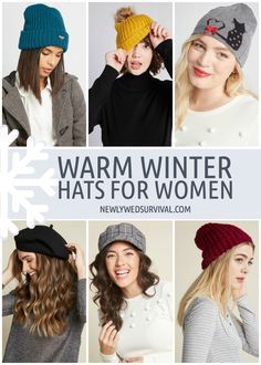 the winter hats for women are available in multiple styles