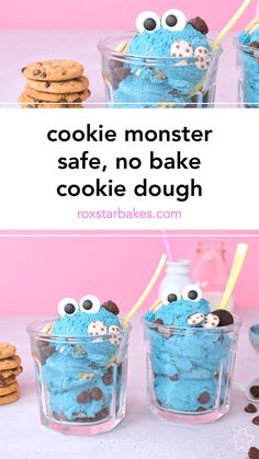 cookie monster safe, no bake cookie dough