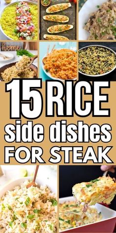 15 rice side dishes for steak that are delicious and easy to make with the help of your family