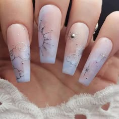 Halloweenský Makeup, Nails Ballerina, Witchy Nails, Nagel Tips, Manicure Tips, Fake Nails With Glue, Pretty Acrylic Nails, Chic Nails, Dope Nails