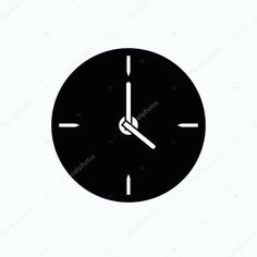 Time Icon. Clock Symbol - Vector. Clock Symbol, Icon Clock, Time Icon, Clock Icon, Stock Vector, Vector Images