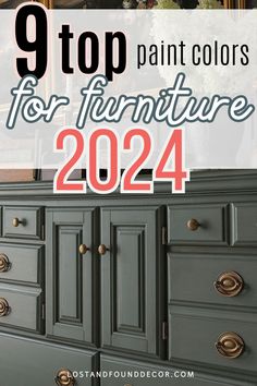 the top paint colors for furniture in 2021