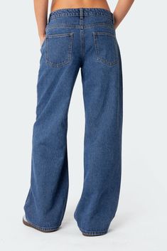 PRODUCT INFO Jeans Low rise waist Loose fit Washed denim fabric 100% Cotton Model wears size S Model height is 5'8 Item care: Wash with similar color Flare Low Jeans, Low Jeans, Jeans Pacsun, Flair Jeans, Jeans Low, Perfect Jeans, Washed Denim, Low Rise Jeans, Denim Trousers