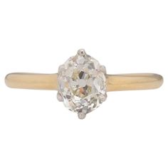 Ring Size: 5.25 Metal Type: 14K Yellow Gold [Hallmarked, and Tested] Weight: 1.7grams Center Diamond Details: GIA LAB REPORT #:5221523422 Weight: .94ct Cut: Antique Oval Color: L Clarity: SI2 Measurements: 6.62mm x 5.14mm x 4.07mm Finger to Top of Stone Measurement: 4.5mm Shank/Band Width: 1.5mm Condition: Excellent Lab Report, Oval Diamond Engagement, Oval Diamond Engagement Ring, Engagement Rings Oval, Oval Diamond, Jewelry Rings Engagement, Diamond Engagement Ring, Ring Verlobung, Types Of Metal