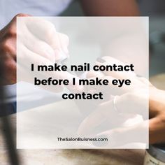 Funny quote about nail techs - woman painting womans nails Caption For Nails Done