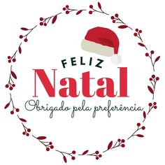 the logo for feliz natal