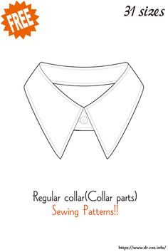 the regular collar collar pants sewing pattern