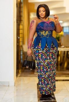 Ankara Skirt and Blouse Best Ankara Styles For Ladies, Best Ankara Styles, Elegant Skirts, Beautiful Ankara Styles