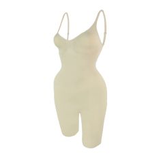 Experience the transformative power of the Sculpting Mid-Thigh Bodysuit Ivory, meticulously designed to provide a sleek and contoured silhouette with mid-thigh coverage. Crafted from high-stretch shapewear fabric, this bodysuit customizes itself for a comfortable and personalized fit, ensuring a smoother appearance.Unleash the slimming benefits of its compression technology, which works tirelessly to enhance your natural curves and provide a more defined look. Embrace confidence and elegance with every wear of the Sculpting Mid-Thigh Bodysuit. Natural Curves, Shapewear, Sleek, Benefits, Confidence, Technology, Fabric, How To Wear