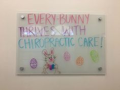 Valentines Chiropractic Board, Spring Chiropractic Boards, Chiropractic Whiteboard Ideas, Office Easter Ideas, Office Sayings