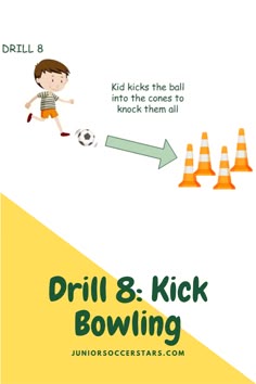 the drill 8 kick bowling game is shown