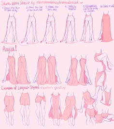 the different ways to draw clothes