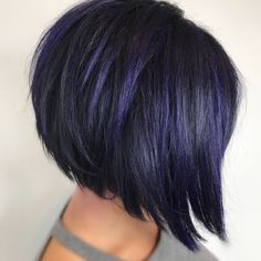 28.5k Followers, 647 Following, 844 Posts - See Instagram photos and videos from OWNER/STYLIST @_avesalon (@styled_by_carolynn) Purple Bob Haircut, Bob Hairstyles Purple, Purple Highlights Bob Haircut, Dark Purple Hair Short Bob, Purple Shaggy Bob, Hairstyles For Fat Faces, Inverted Bob Haircuts, Medium Bob Haircut, Inverted Bob Hairstyles