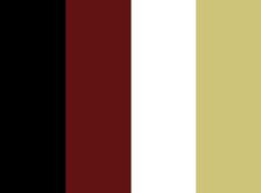 the color scheme is red, yellow, and black with white stripes on each side