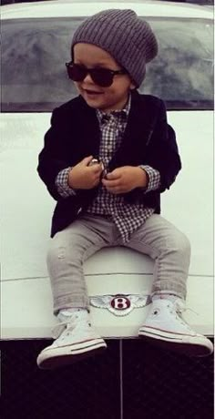 omg! How cute would this look on my dear nephew. I feel a baby fashion amazon spree coming up... #cantstopwontstop Mens Fashion Classy