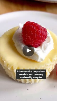 cheesecake cupcakes are rich and creamy and really easy to make