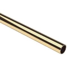 an image of a gold colored tube on a white background