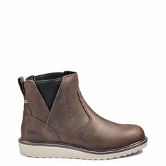 6 In Whitton Chelsea SF Kodiak Boots, Boot For Women, Brown Design, Round Toe Heels, Chelsea Boot, Dark Brown Leather, Work Shoes, Lace Boots, Work Boots