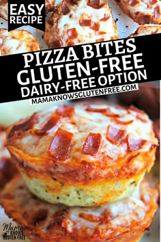 Gluten-free pizza bites topped with pepperoni. Mama Knows Gluten Free, Gluten Free Pizza Recipes, Dairy Free Appetizers