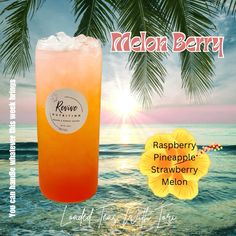 🥤✨ CRAVING a revitalizing drink?  Meet the TEA OF THE DAY: Melon Berry! 🍇🍍🍓  With the SWEETNESS of raspberry, pineapple, strawberry, and juicy melon, it's a vitamin-packed powerhouse. 🌟 Get your dose of CLEAN, NATURAL caffeine and FEEL THE DIFFERENCE! 🌱  Message me today to order your tea kits 📲 shipping available 📣  Quote of the day- “You can handle whatever this week brings” Happy Monday 🔥🍹 #TeaDelight #HealthyLiving #revive #nutrition #share Summer Teas, Lotus Recipes, Herbal Life Shakes, Water Flavors, Herbalife Tea Recipes, Loaded Tea Recipes, Energy Tea Recipes, Herbalife Teas, Tea Recipes Diy