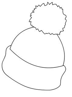 a drawing of a beanie hat