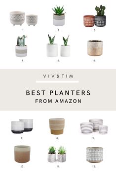 the best planters from amazon