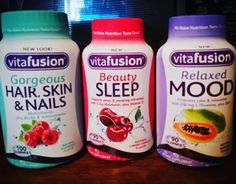 The new beauty regime Vitafusion Gummies, Hair And Nails Vitamins, Vitamin Packs, Natural Beauty Treatments, Nail Vitamins, Cherry Vanilla, Hair Skin And Nails, Smoothie Prep, Gummy Vitamins