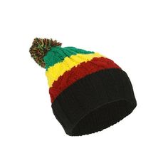 Soft knit crochet beanie rasta color block. Cuff style fold on the bottom Size: One Size.  Gender: unisex.  Age Group: adult. Color Block Crochet, Knitting Tam, Block Crochet, Cool Beanies, Rasta Colors, Pom Pom Beanie Hat, Striped Beanies, Winter Hats For Men, Hat Ideas