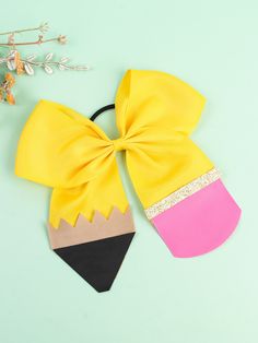 Multicolor Casual Collar  Polyester  Hair Ties Embellished   Kids Accessories Hair Ribbons Diy, Red Hair Ribbon, Hairbow Ideas, Ribbon Braids, Halloween Hair Bows, Bows Diy Ribbon, Bows Diy, Ribbon Hairstyle