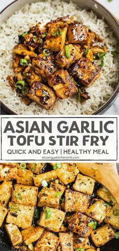 Stir Fry Vegetarian, Nutrition Challenge, Garlic Tofu, Chinese Garlic, Meatless Mains, Vegetarian Stir Fry, Vegan Stir Fry, Healthy Asian, Better Than Takeout