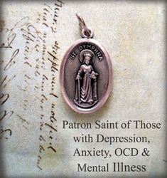 Hello, my name is Amy, and I suffer from Obsessive-Compulsive Disorder.  Contrary to popular belief, OCD is not just about washing hands, making lists, or being a general "neat freak". It is a... Saints Prayers, Saint Dymphna, St Dymphna, Bargain Hunter, Saint Quotes, Catholic Prayers, Pray For Us, Burn Out