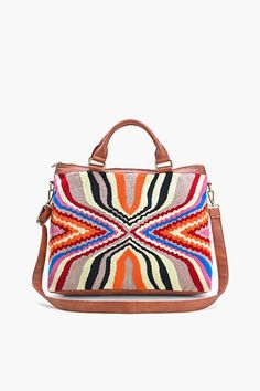 The Soho tan Tufted Tote Colorful Illusion, Illusion Pattern, Oversized Tote, Boho Bags, Mini Pouches, Bag Dress