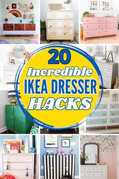 20 incredible ikea dresser hacks to make your home look like it's on sale