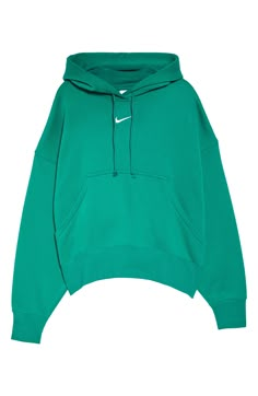 Supersoft fleece means all-day comfort in a dropped-shoulder hoodie perfect for relaxing at home or heading to the gym. 25 1/2" length (size Medium) Drawstring hood 80% cotton, 20% polyester Machine wash, tumble dry Imported Pull Nike Violet Pastel, Women Nike Hoodies, Nike Club Fleece Sweatshirt, Sage Green Sweatshirt Nike, Blue Nike Hoodie Woman, Retro Hoodies Nike, Trending Hoodies Nordstrom, Nike Sweatshirts Woman, Forest Green Nike Crewneck