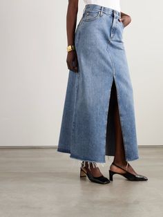 Blue Gucci Denim Bottoms, Gucci Blue Straight Leg Jeans, Gucci Fitted Straight Leg Bottoms, Chic Gucci Wide Leg Bottoms, Spring Gucci Fitted Skirt, Gucci Fitted Skirt For Spring, Spring Fitted Gucci Skirt, Chic Gucci Wide-leg Bottoms, Gucci Skirt